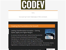 Tablet Screenshot of codevpd.org